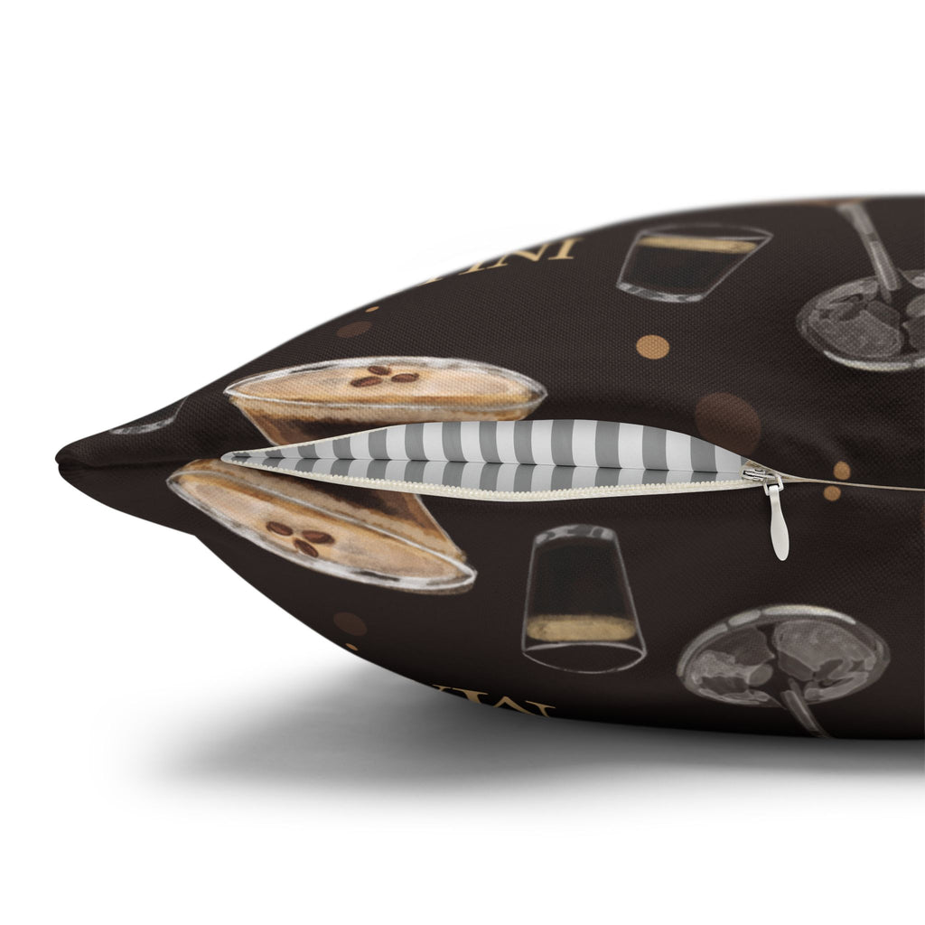 Espresso Martini Pillowcase — Dark Brown Espresso Collection Inspired Design