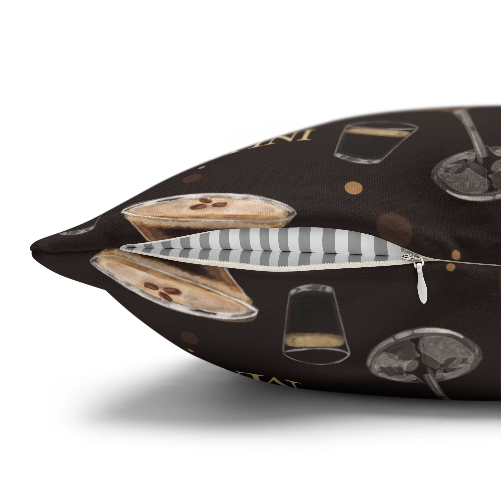 Espresso Martini Pillowcase — Dark Brown Espresso Collection Inspired Design