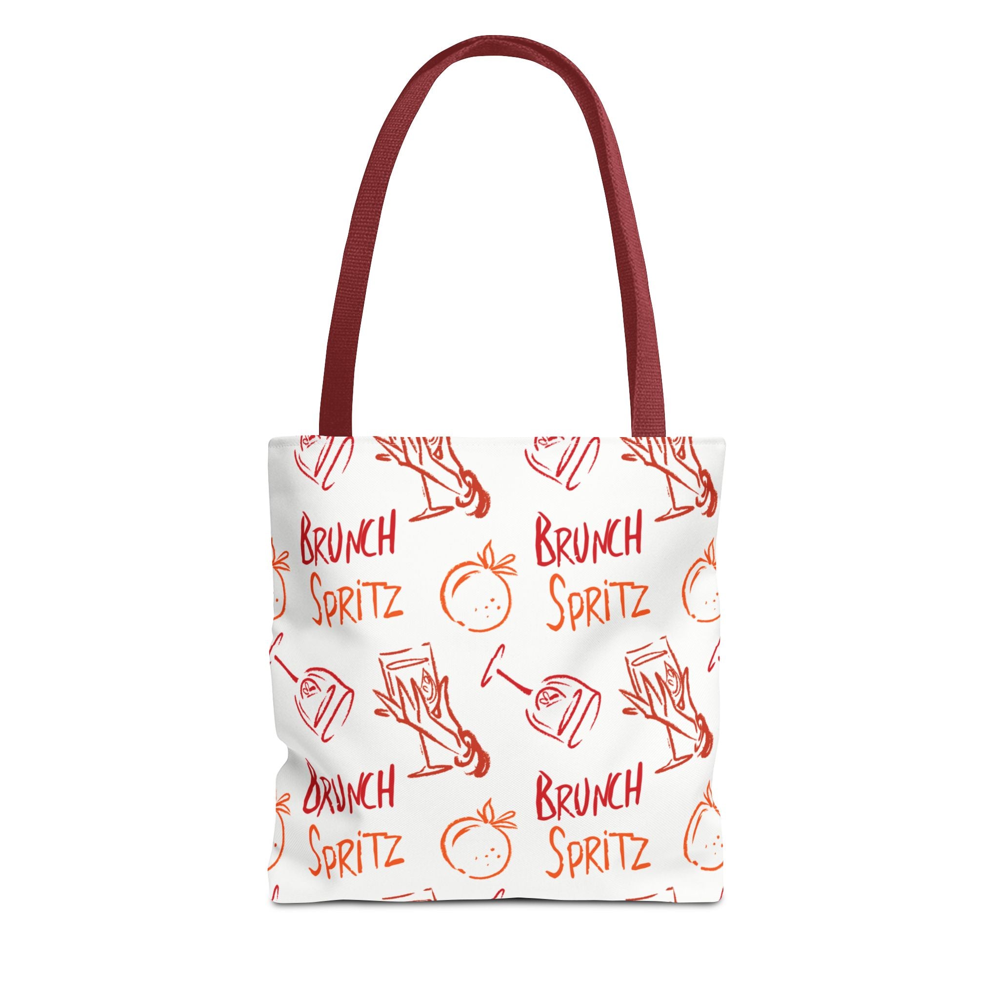 Brunch Spritz Pattern Tote Bag - Citrus All-Over Print