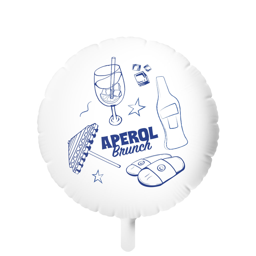 Aperol Brunch Mylar Balloon — Spritz Party Decor