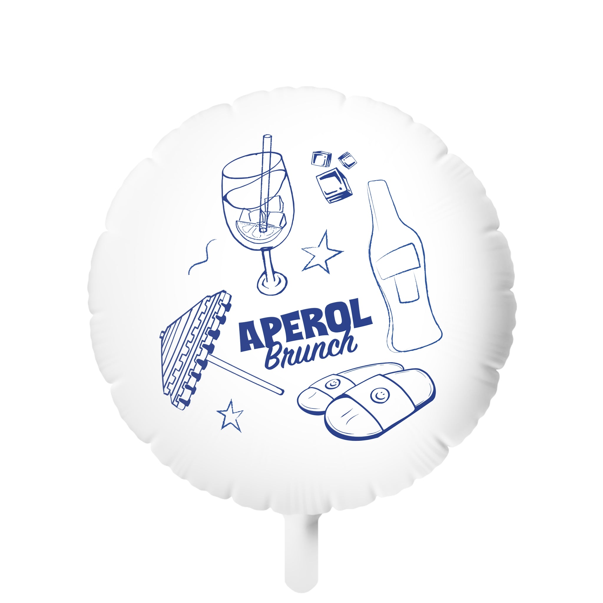 Aperol Brunch Mylar Balloon — Spritz Party Decor