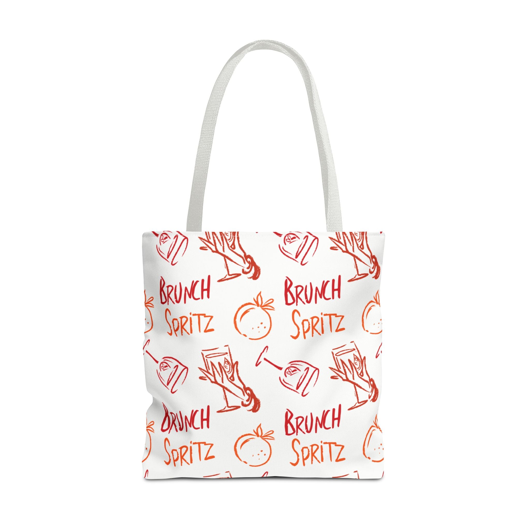 Brunch Spritz Pattern Tote Bag - Citrus All-Over Print