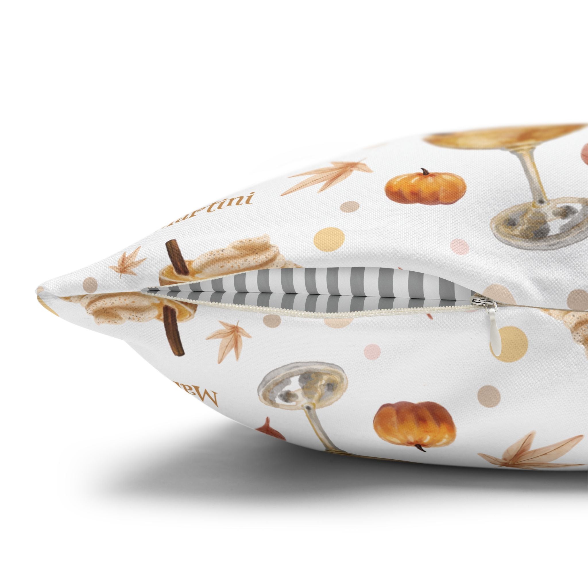 Pumpkin Spice Martini Pillowcase — White Pumpkin Collection Inspired Design