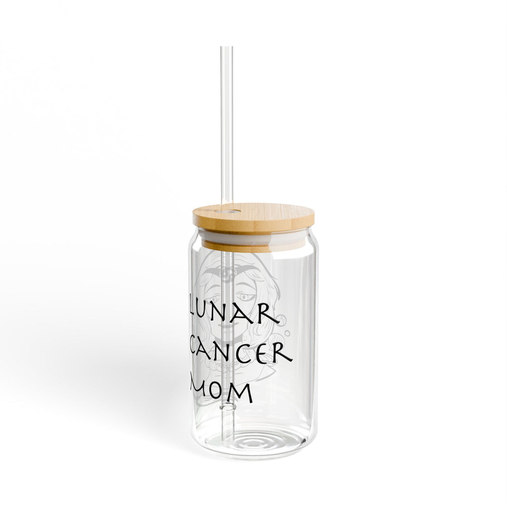 Cancer Mom Glass Cup – 16oz Zodiac Gift for Mom | Astrology Drinkware