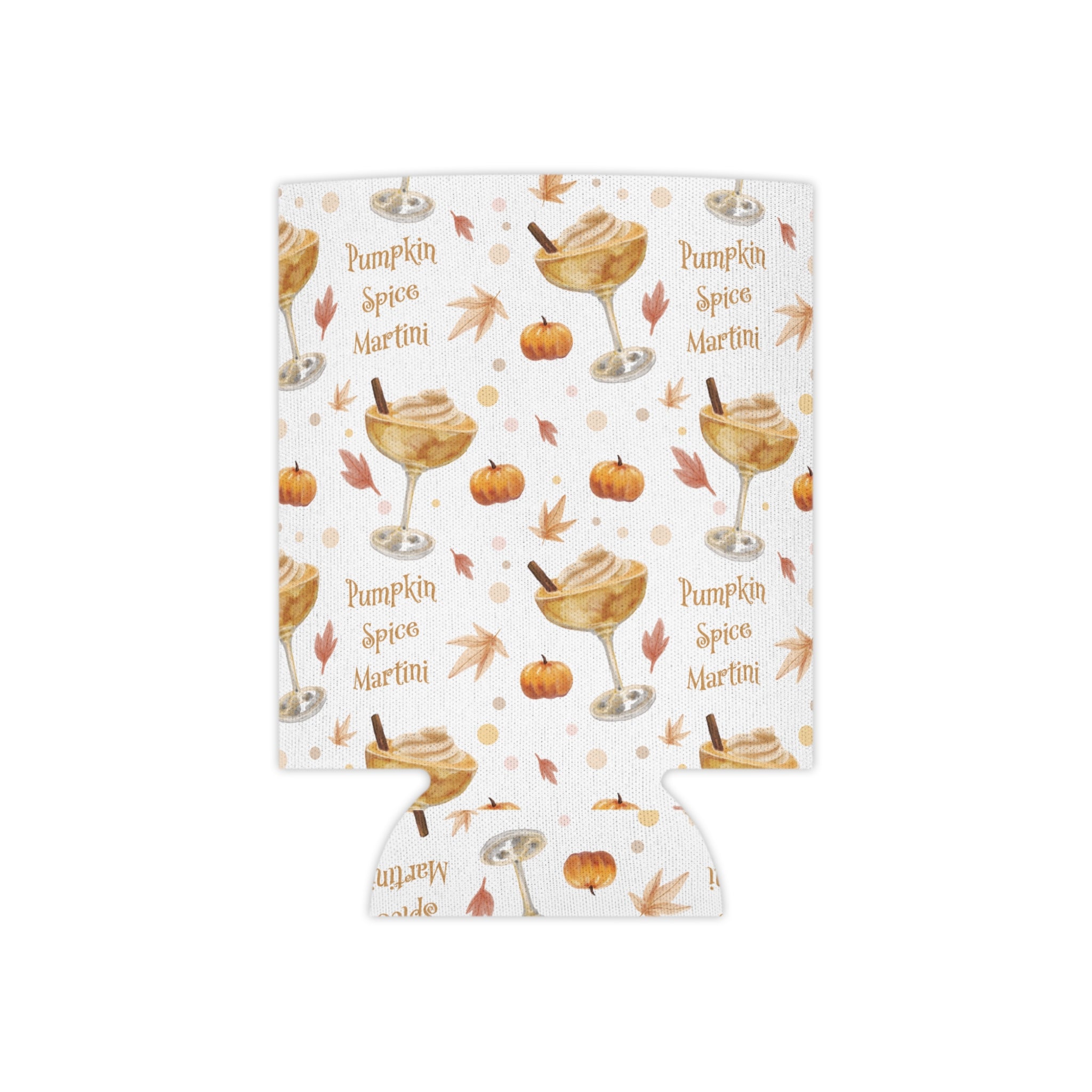 Pumpkin Spice Martini Can Cooler - White Pumpkin Collection Inspired Design