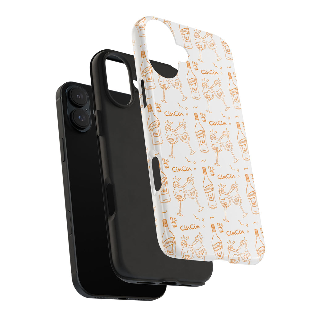 Cin Cin Spritz Tough Phone Case — Citrus Cocktail Pattern