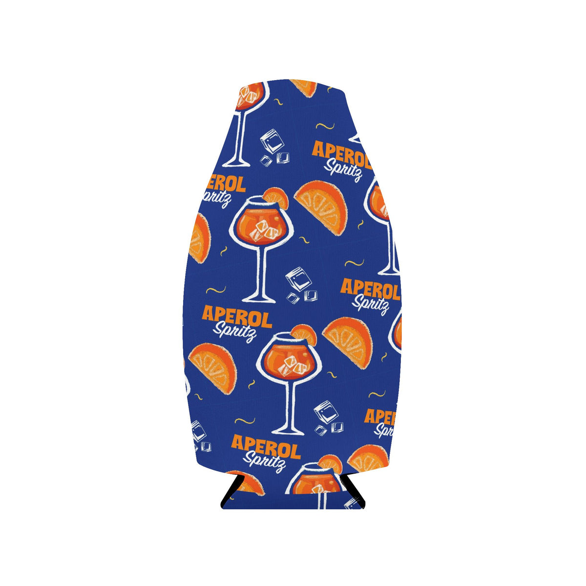 Aperol Spritz Zip-Up Bottle Cooler Sleeve — Blue Spritz Collection Inspired Design