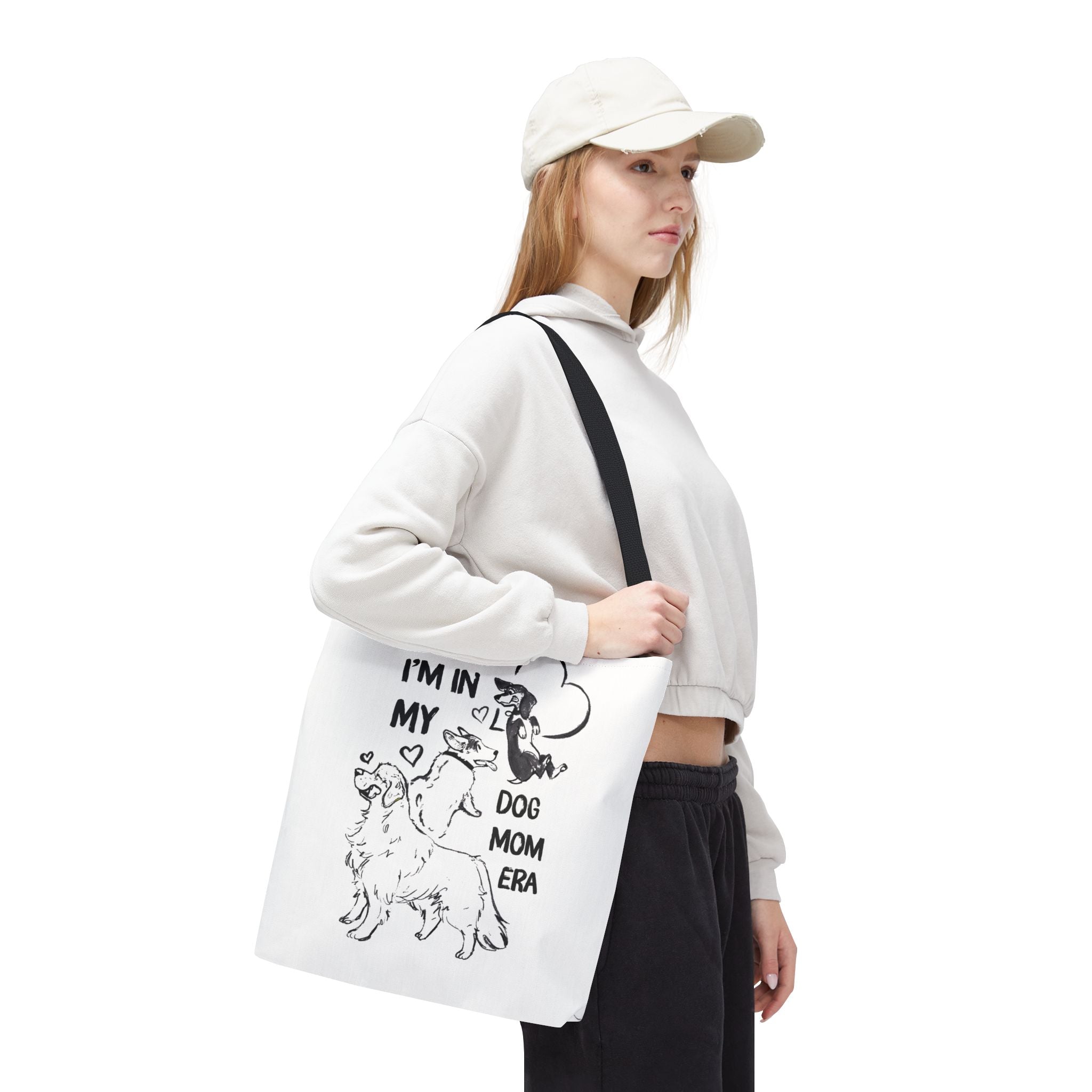 Dog Mom Era Tote Bag – Cute Puppy Tote for Dog Mom | Dog Lover Gift