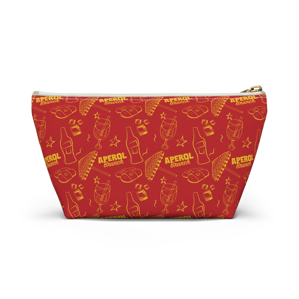Aperol Brunch Accessory Pouch — Red Aperol Inspired Design