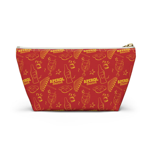 Aperol Brunch Accessory Pouch — Red Aperol Inspired Design