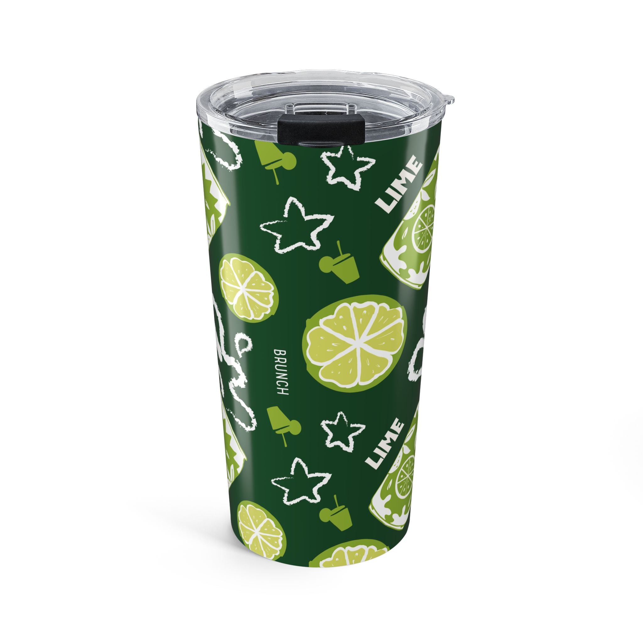 Lime Fruit Brunch 20oz Tumbler — Green Aperol Inspired Design