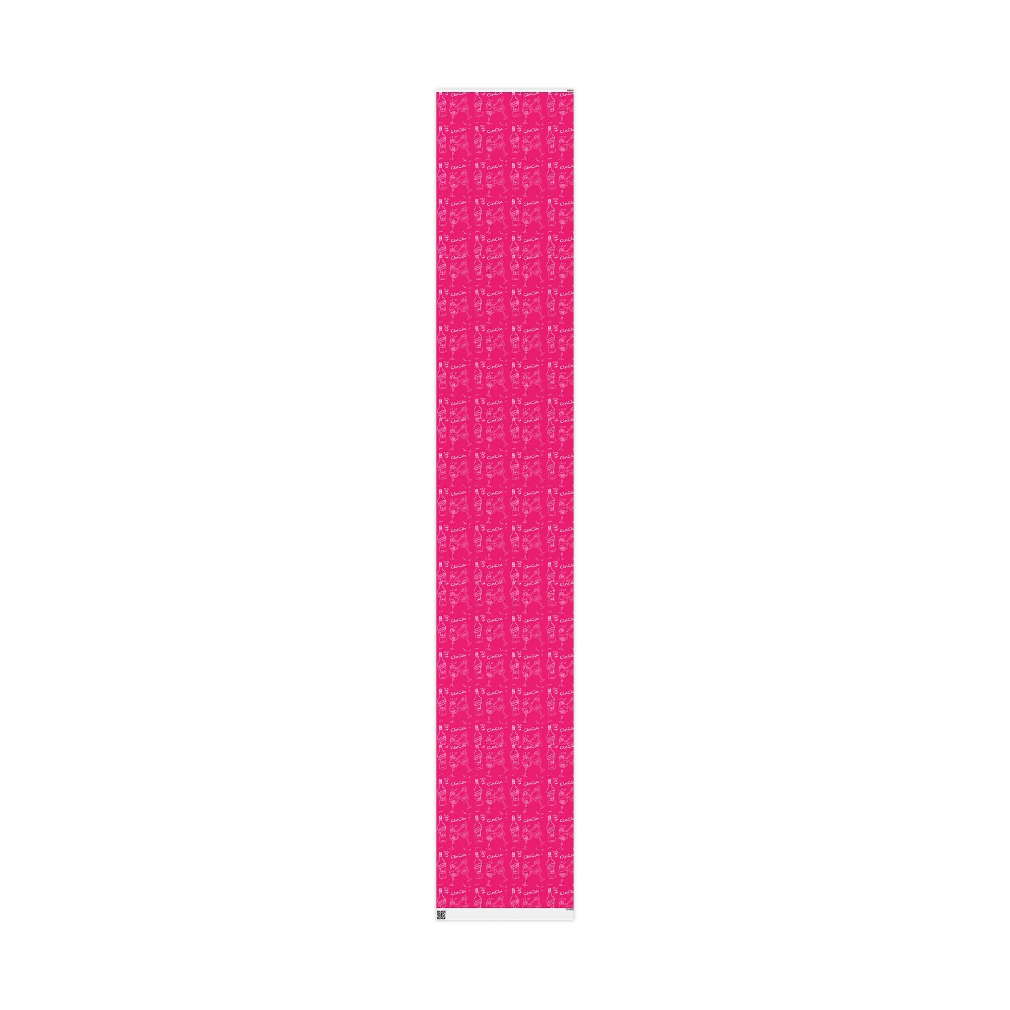 Cin Cin Peel Wrapping Paper Roll — Pink Cin Cin Collection Inspired Design