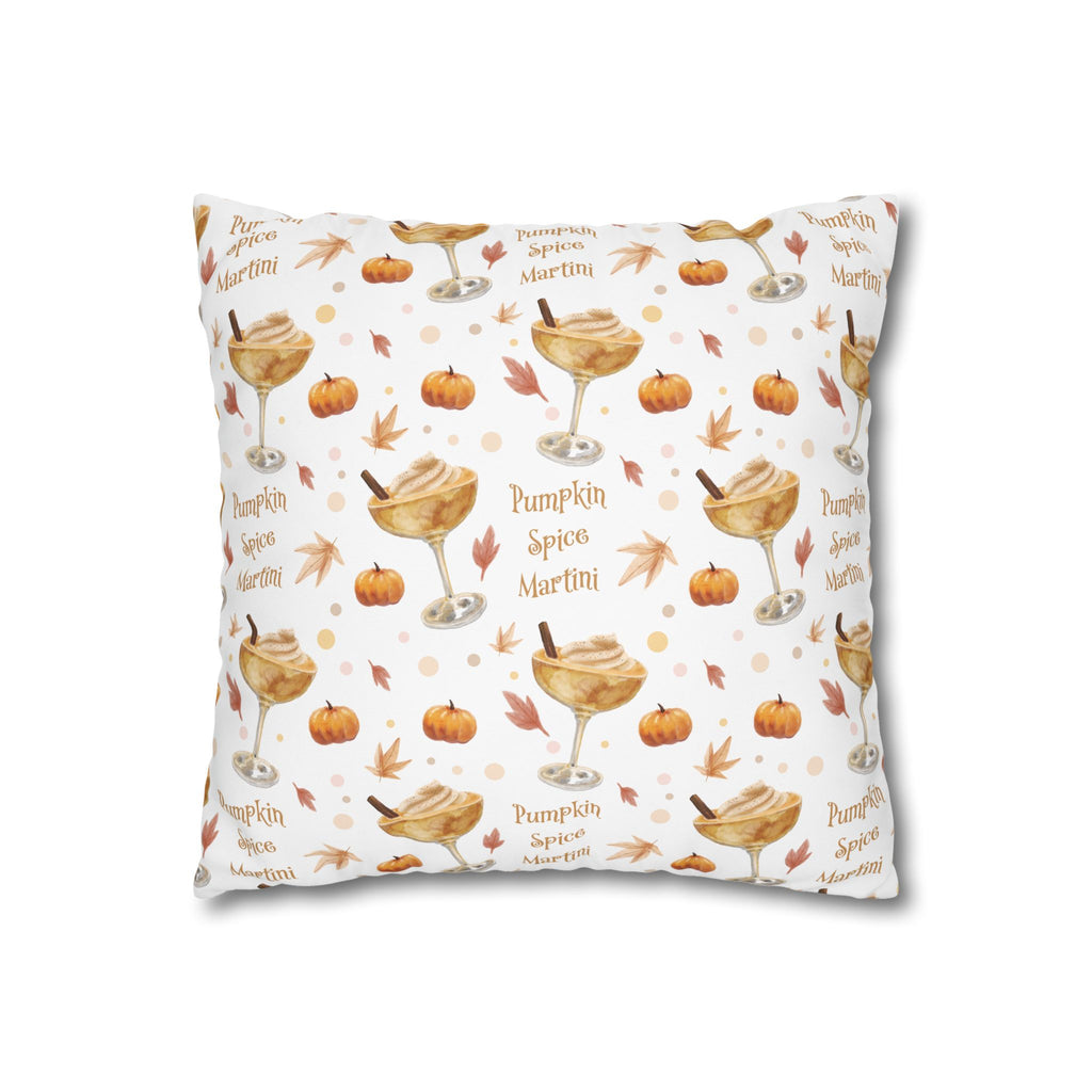 Pumpkin Spice Martini Pillowcase — White Pumpkin Collection Inspired Design