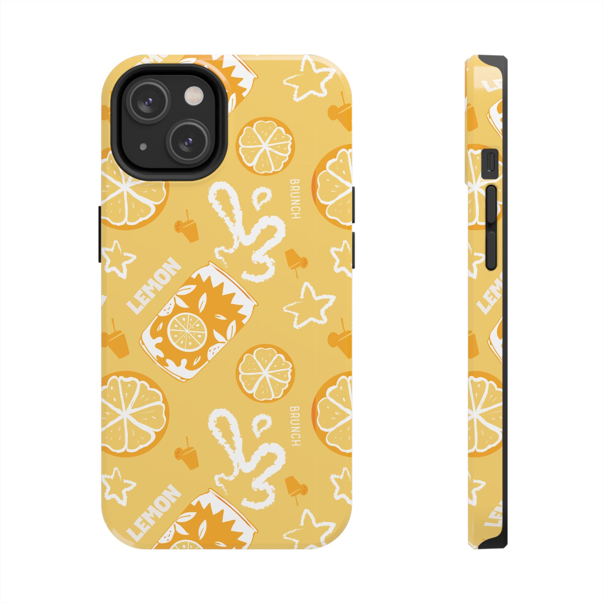 Lemon Brunch Tough Phone Case — Citrus Summer Pattern