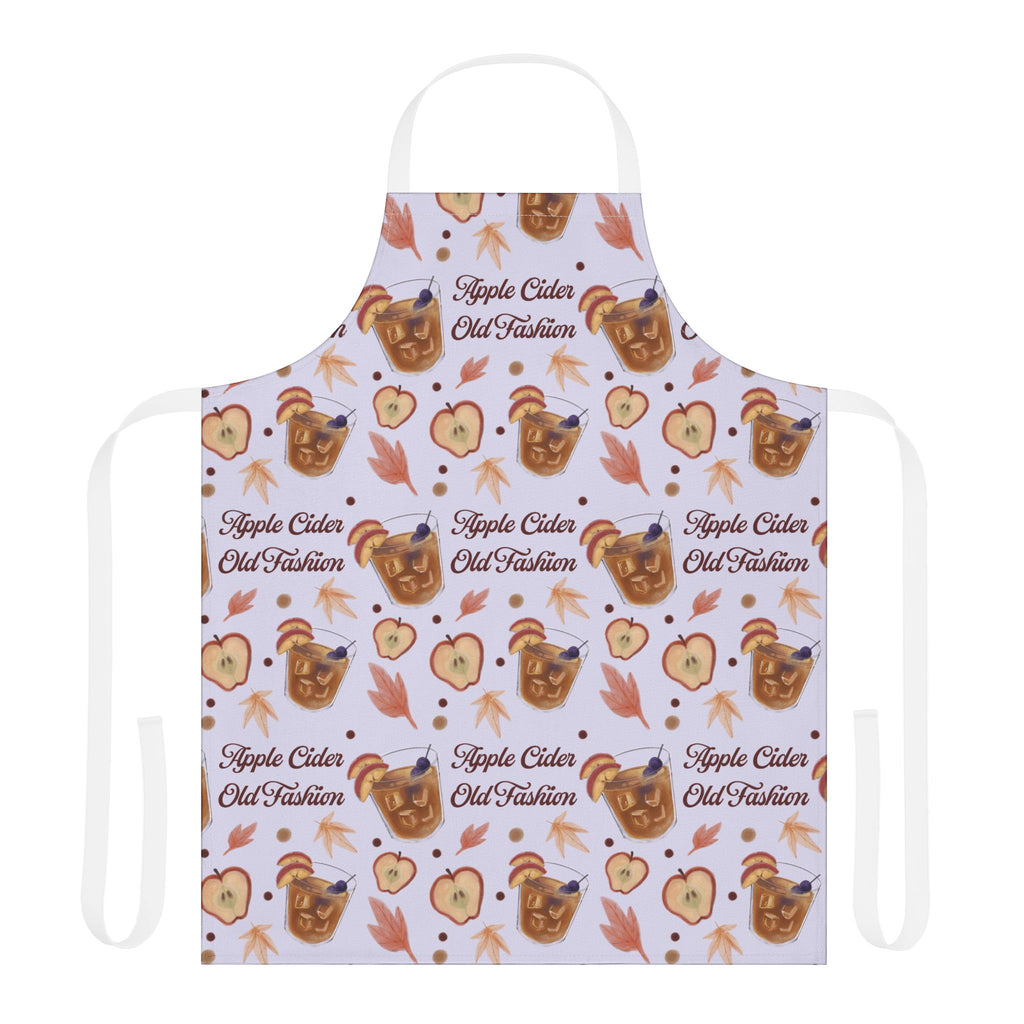 Apple Cider Old Fashioned Apron  — Light Violet Apple Cider Collection Inspired Design