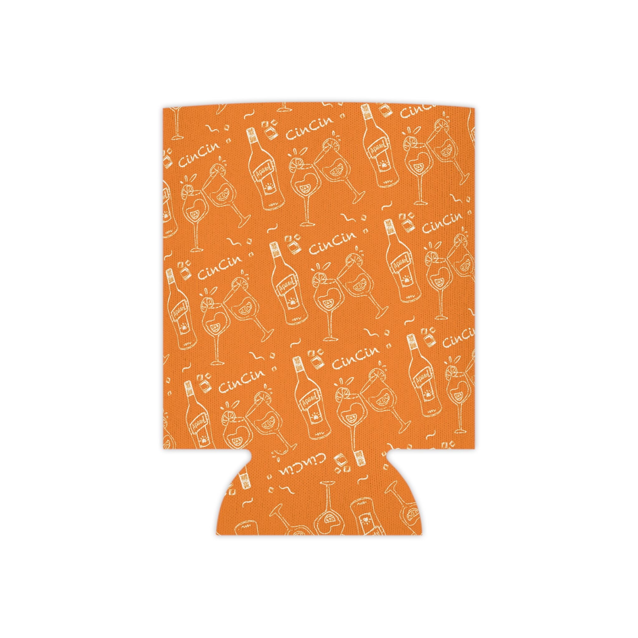 Cin Cin Orange Collection Can Cooler – Orange Aperol Inspired Design