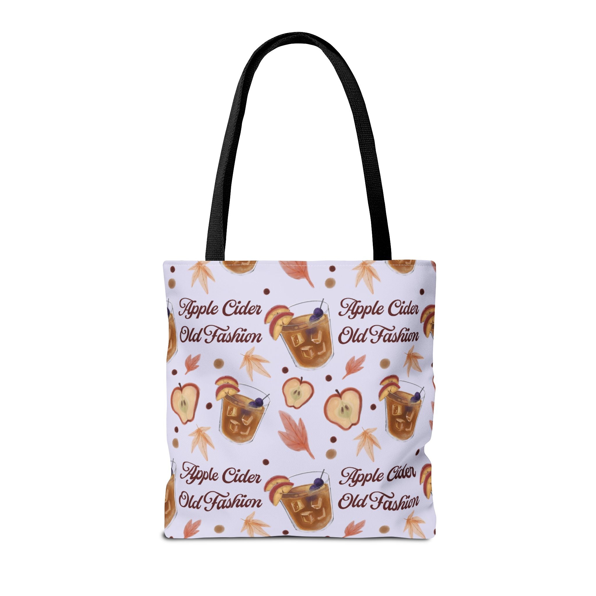 Apple Cider Old Fashioned Tote Bag — Light Violet Apple Cider Collection Inspired Design
