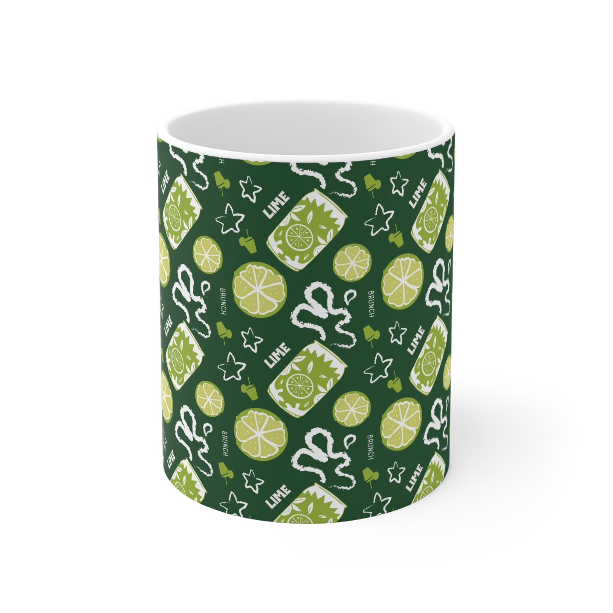 Lime Fruit Brunch 11oz Coffee Mug — Lime Brunch Collection Inspired Design