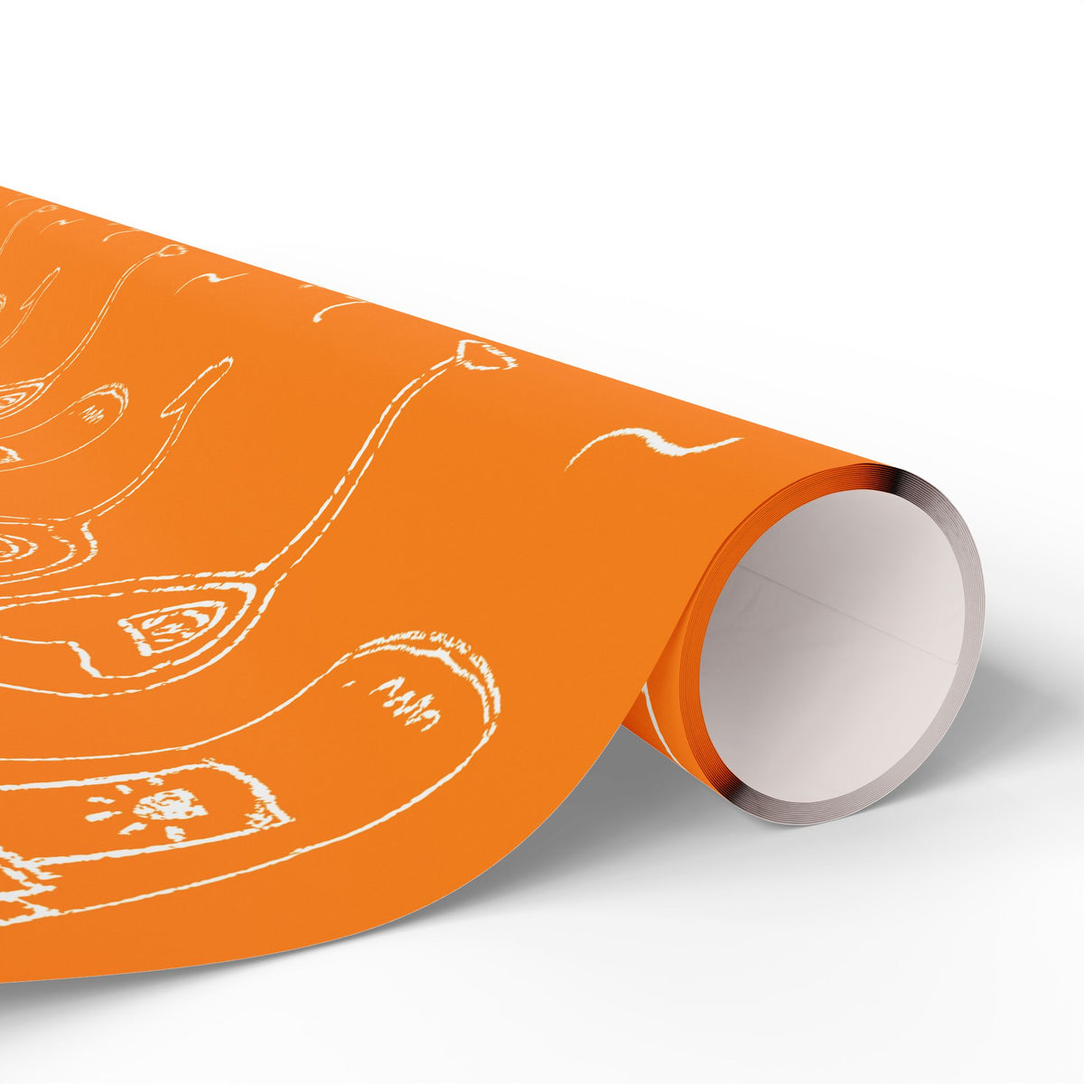 Cin Cin Peel Wrapping Paper Roll — Orange Cin Cin Collection Inspired Design
