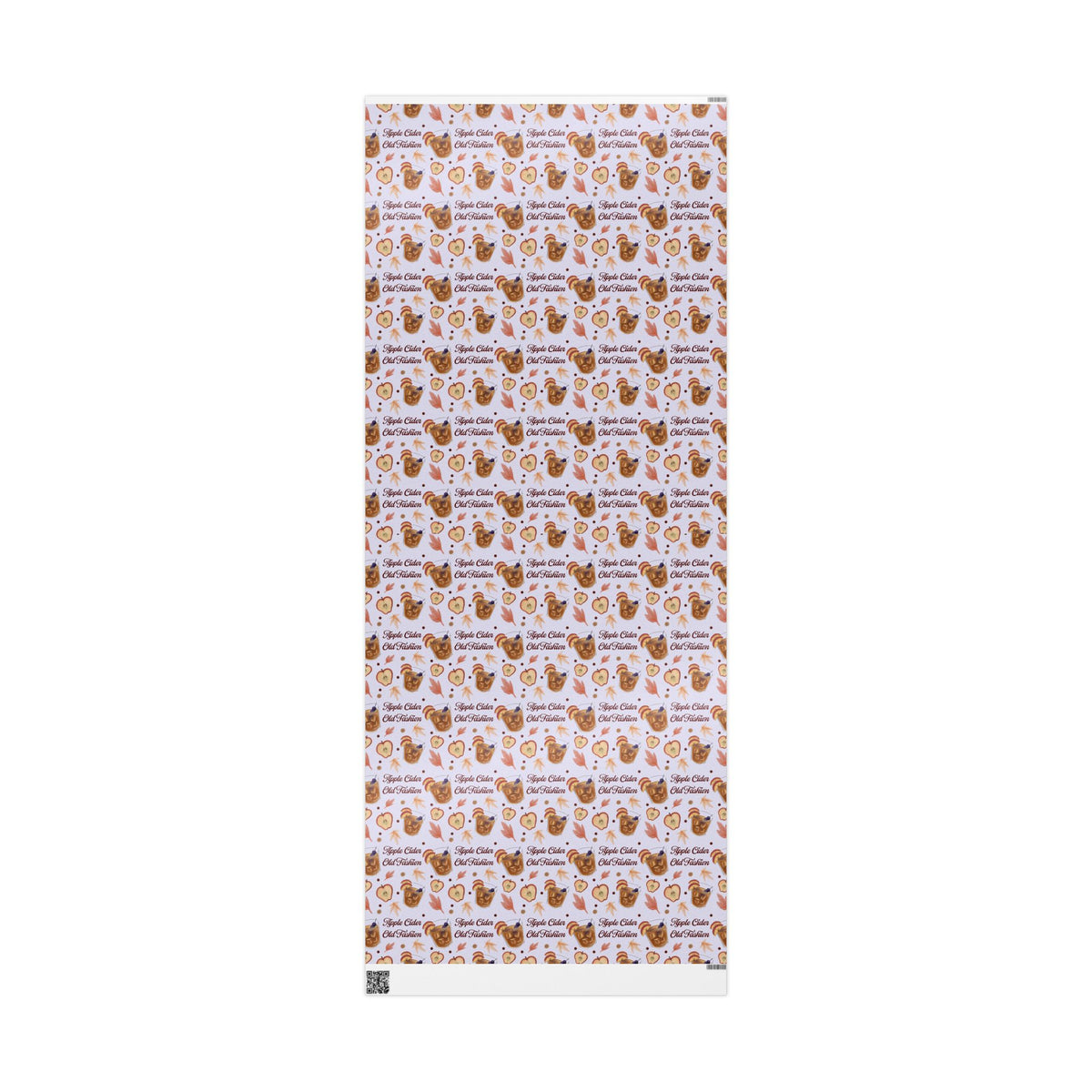 Apple Cider Old Fashioned Wrapping Paper Roll — Light Violet Apple Cider Collection Inspired Design