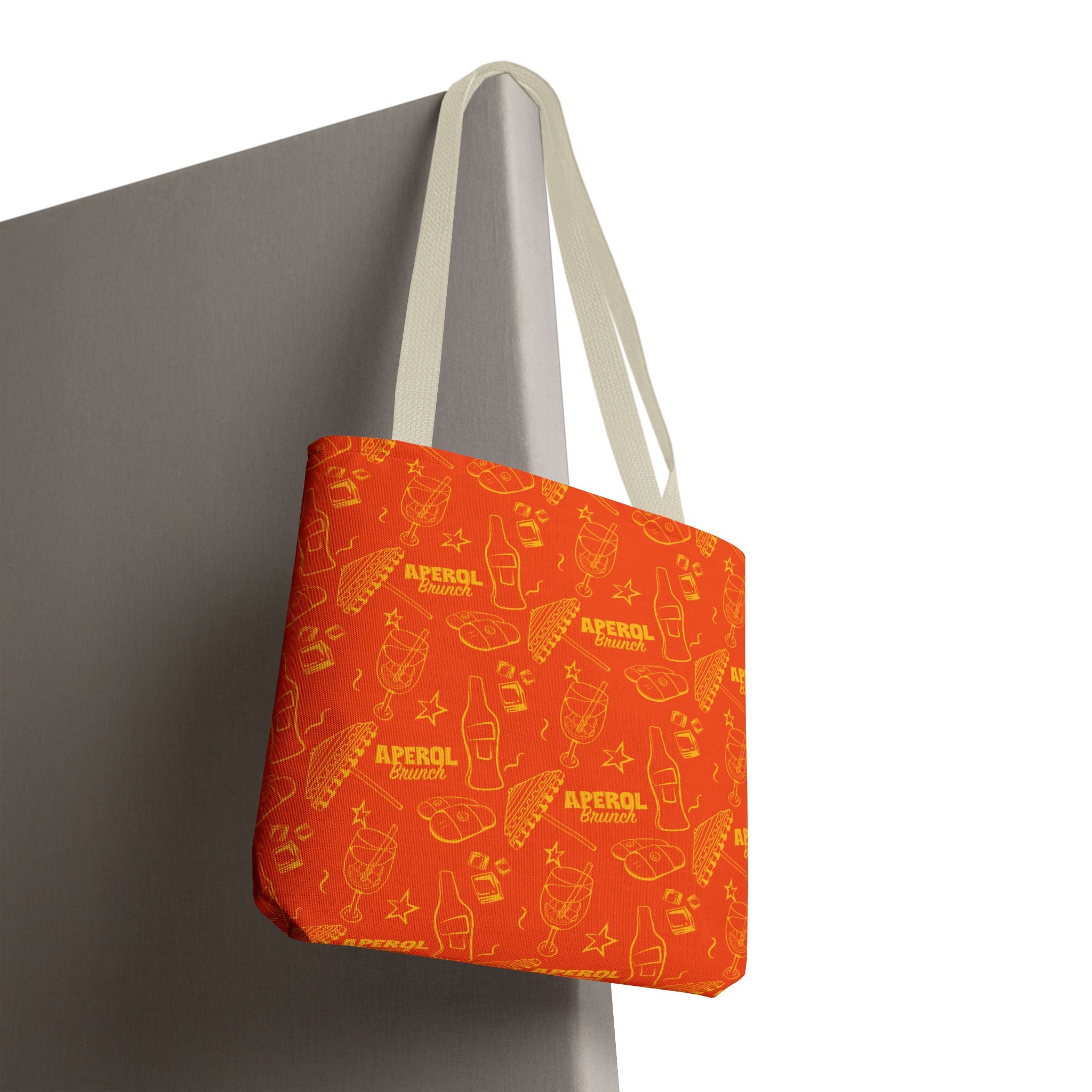 Aperol Brunch Tote Bag — Orange and Yellow Brunch Collection Inspired Design