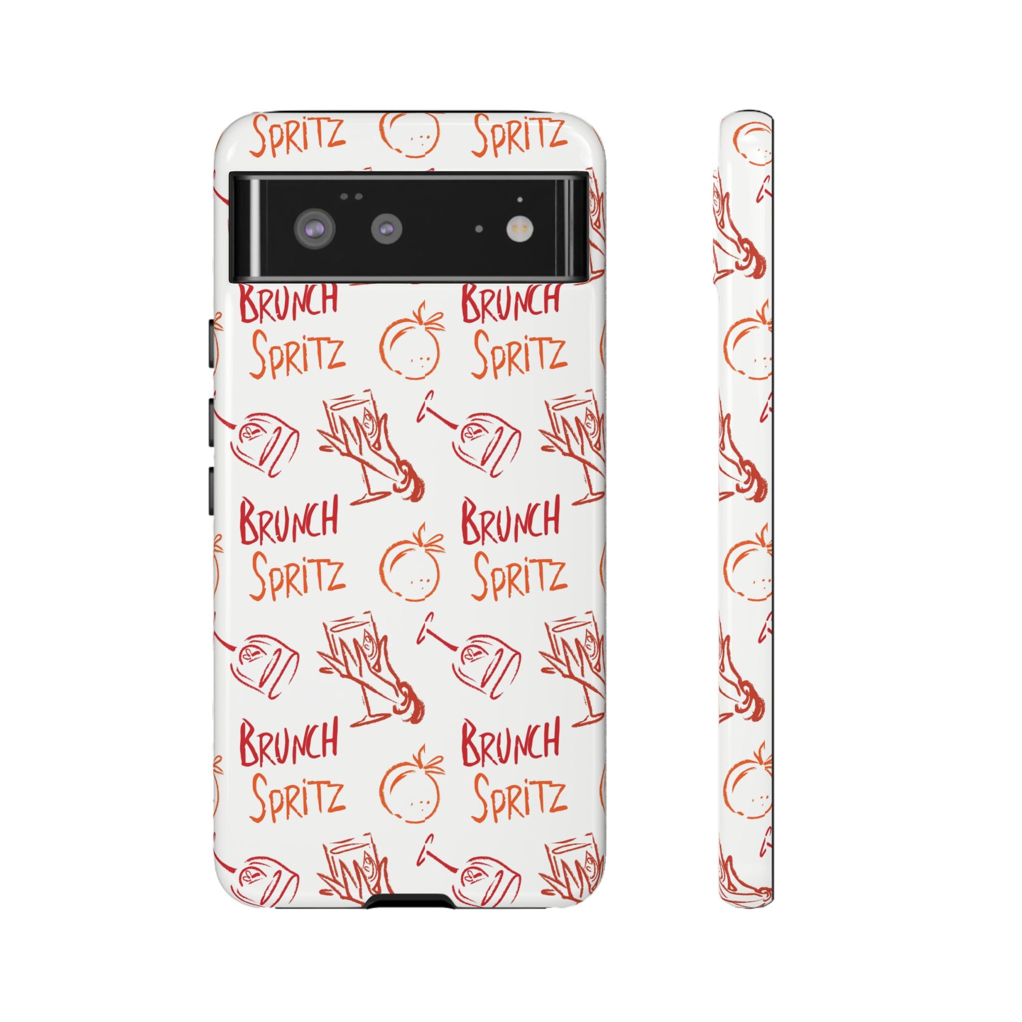 Brunch Spritz Phone Case — Red & Orange Aperol Inspired Design