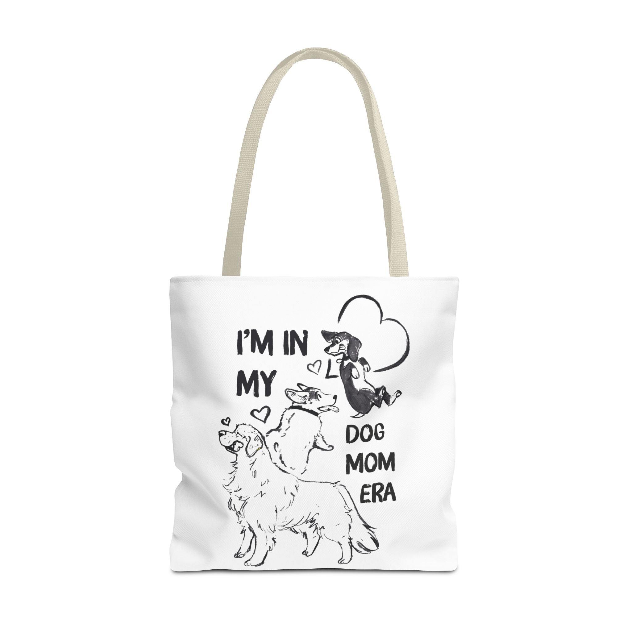 Dog Mom Era Tote Bag – Cute Puppy Tote for Dog Mom | Dog Lover Gift