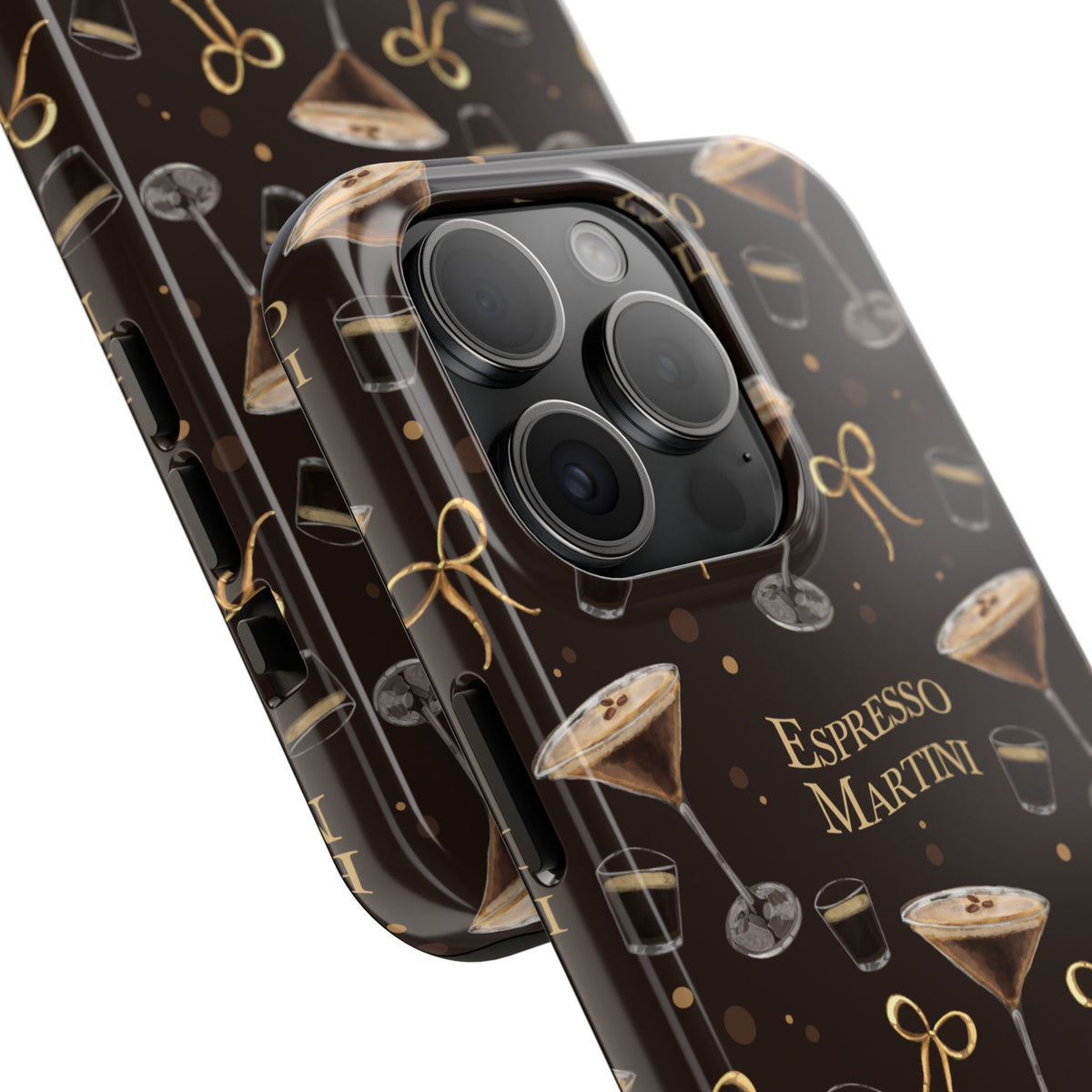 Espresso Martini Tough Phone Case — Dark Brown Espresso Collection Inspired Design