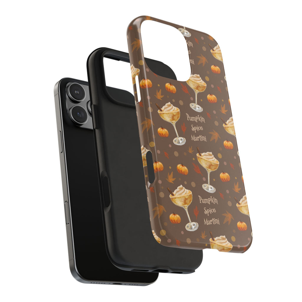 Pumpkin Spice Martini Tough Phone Case — Brown Pumpkin Collection Inspired Design