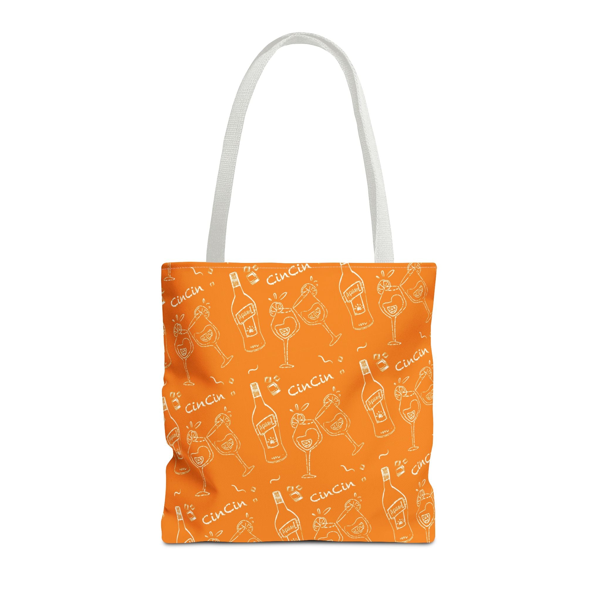 Cin‑Cin Cocktail Tote Bag — Orange Cin Cin Collection Inspired Design