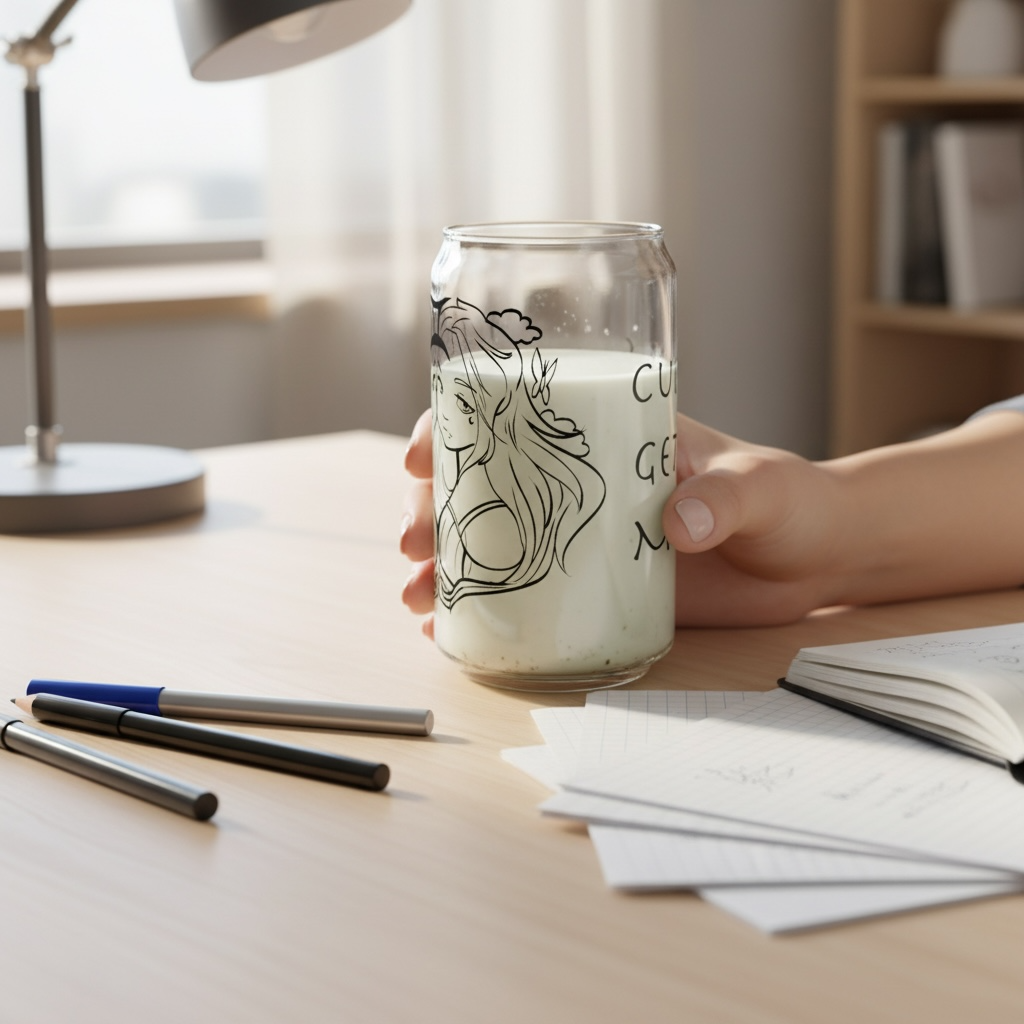 Gemini Mom Gift – 16oz Zodiac Sipper Glass for Mom | Astrology Glass Cup