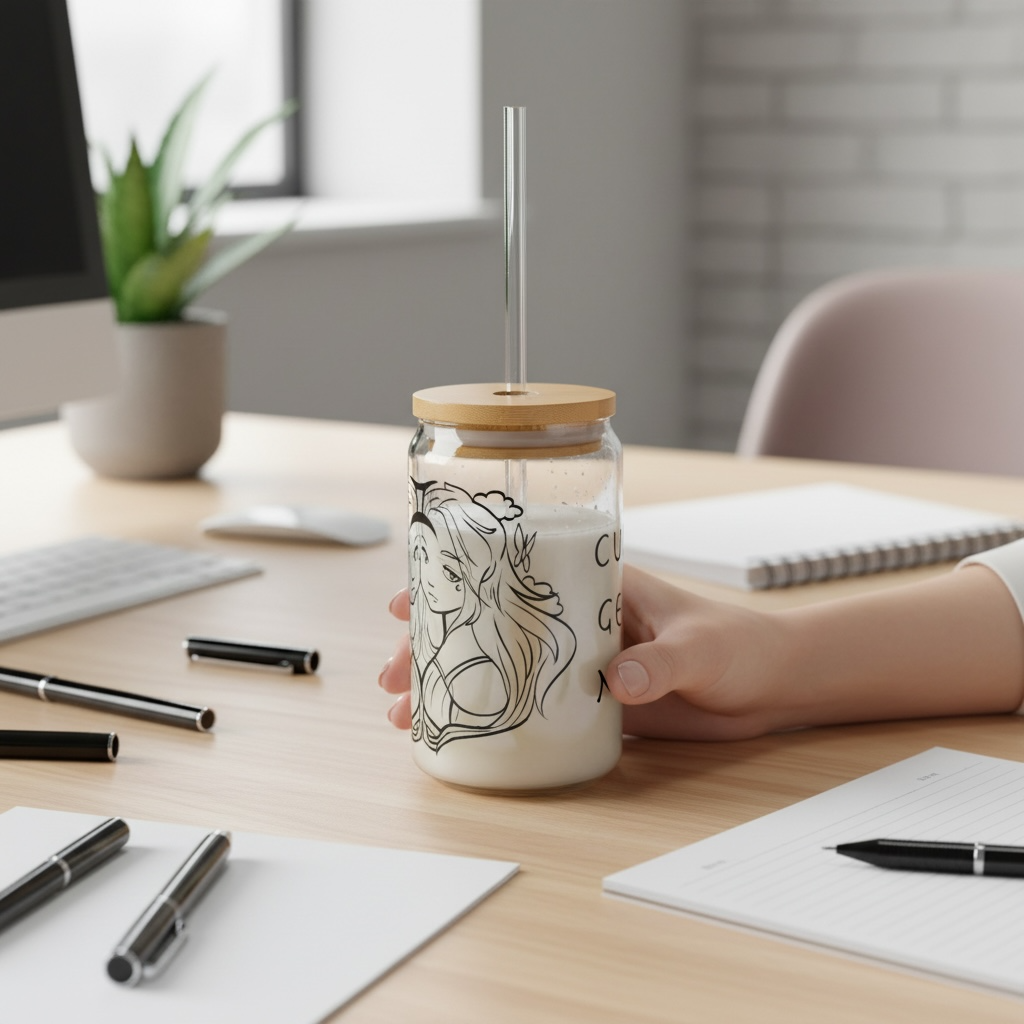 Gemini Mom Gift – 16oz Zodiac Sipper Glass for Mom | Astrology Glass Cup