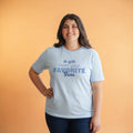 Favorite Son Gift for Mom T-Shirt – Funny Mother’s Day Shirt from Son | Mom Graphic Tee