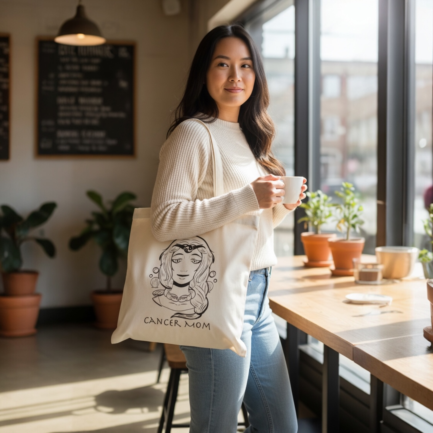 Cancer Mom | Tote Bag — Zodiac Astrology Gift