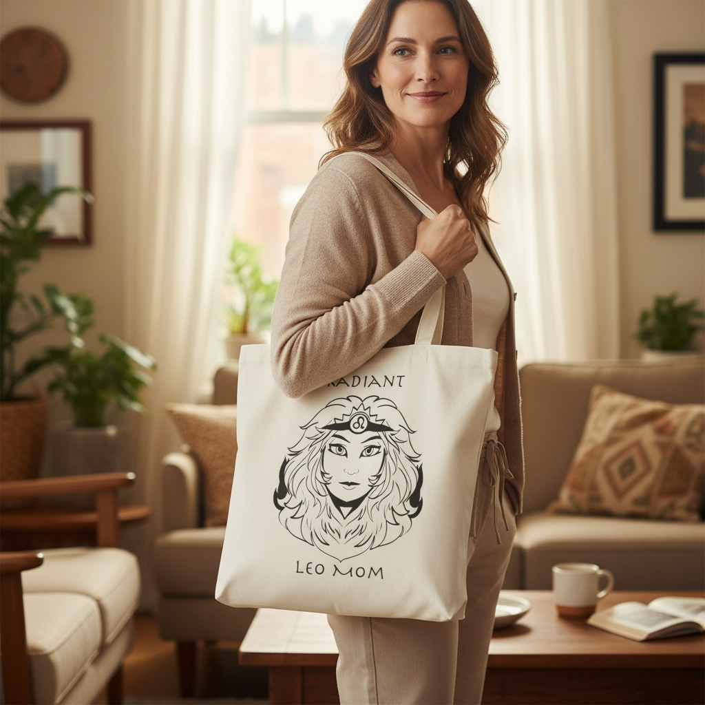 Leo Mom | ToteBag - Zodiac Astrology Gift