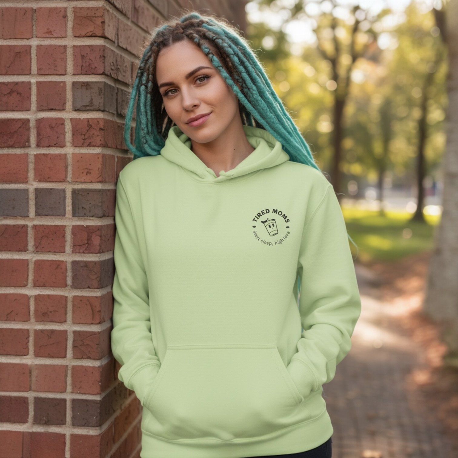 Tired Moms – Cozy Casual Pullover with minimal design