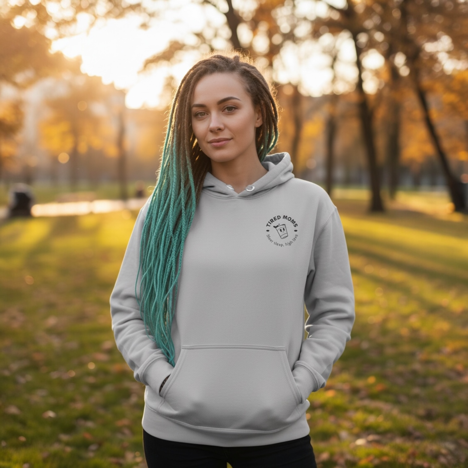 Tired Moms – Cozy Casual Pullover with minimal design
