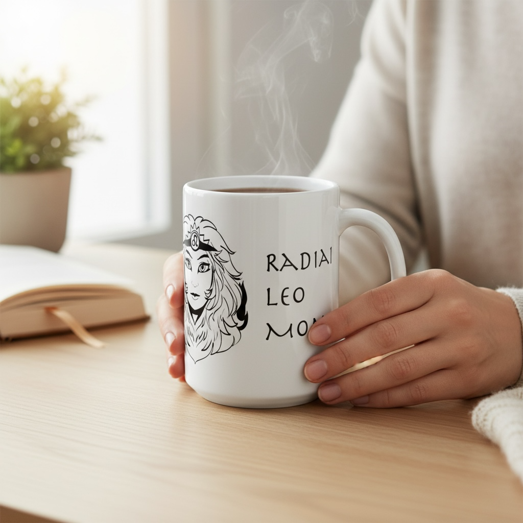 Leo Mom Mug – Zodiac Coffee Mug for Mom | Astrology Gift (11oz/15oz)