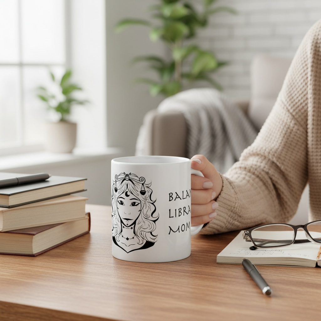 Libra Mom Mug – Zodiac Coffee Mug for Mom | Astrology Gift (11oz/15oz)
