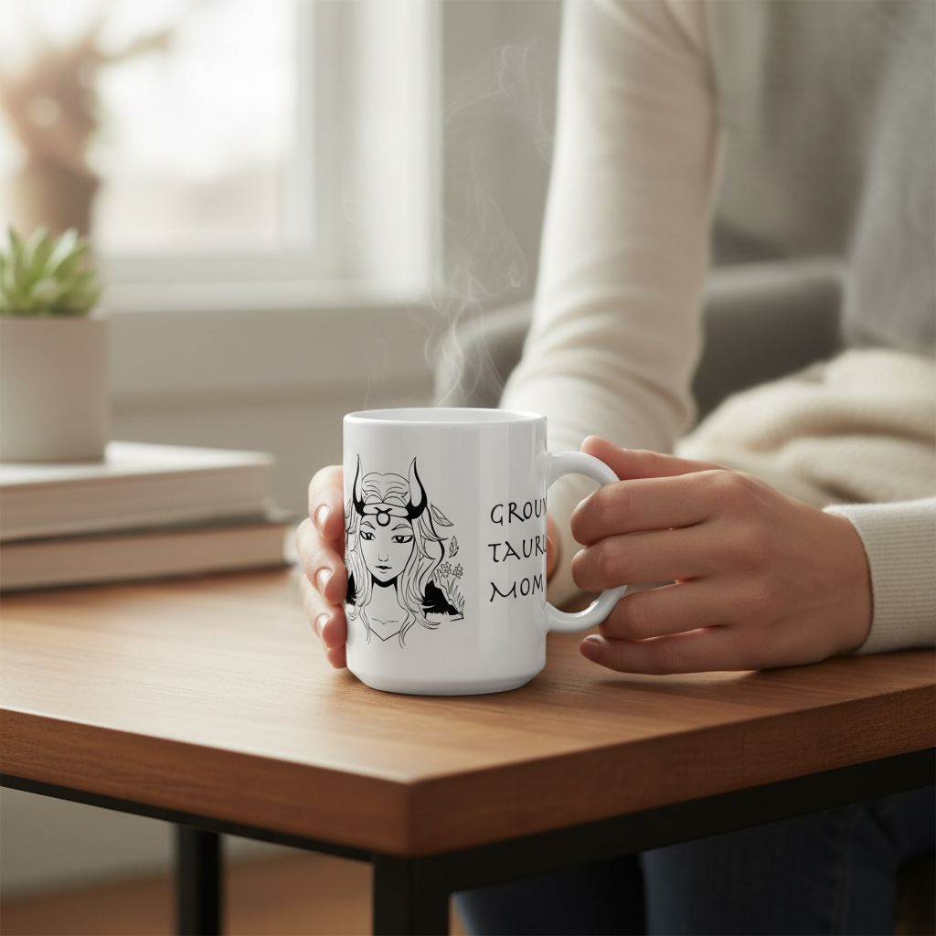 Taurus Mom Mug – Zodiac Coffee Mug for Mom | Astrology Gift (11oz/15oz)