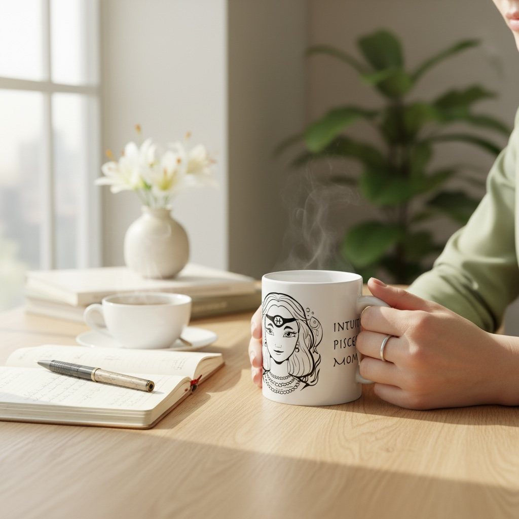 Pisces Mom Mug – Zodiac Coffee Mug for Mom | Astrology Gift (11oz/15oz)