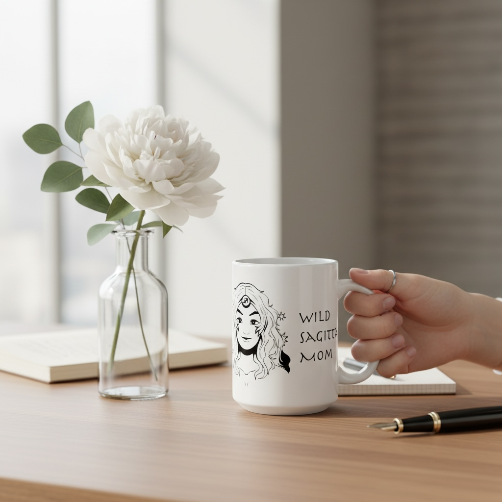 Sagittarius Mom Mug – Zodiac Coffee Mug for Mom | Astrology Gift (11oz/15oz)
