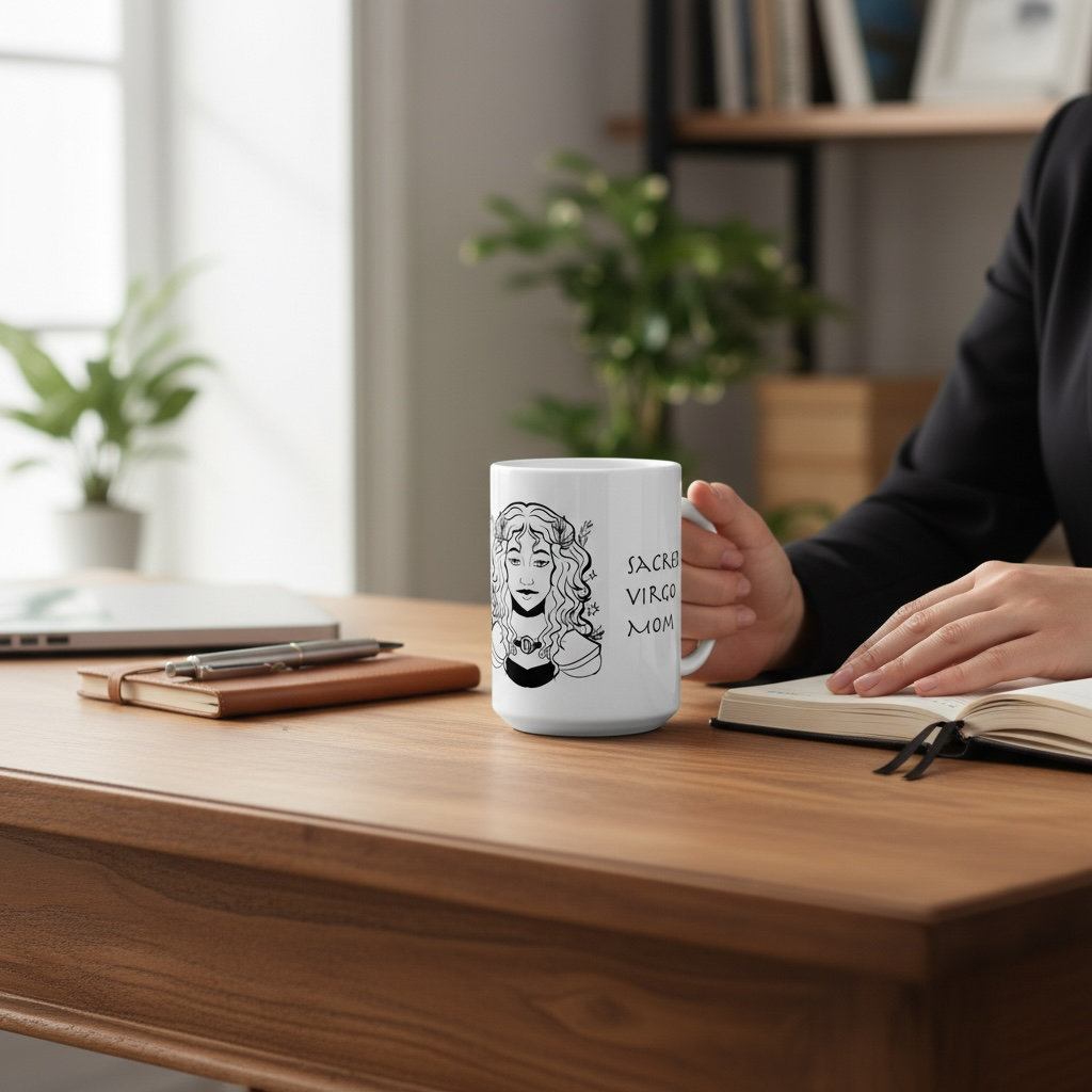 Virgo Mom Mug – Zodiac Coffee Mug for Mom | Astrology Gift (11oz/15oz)