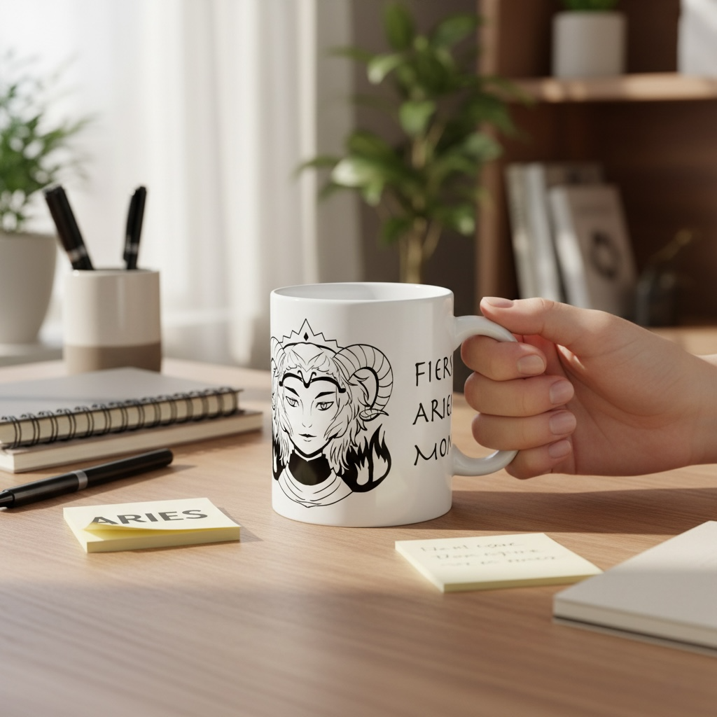 Aries Mom Mug – Zodiac Coffee Mug for Mom | Astrology Gift (11oz/15oz)