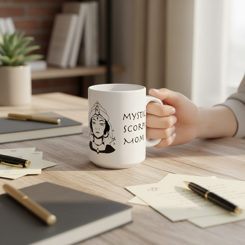 Scorpio Mom Mug – Zodiac Coffee Mug for Mom | Astrology Gift (11oz/15oz)