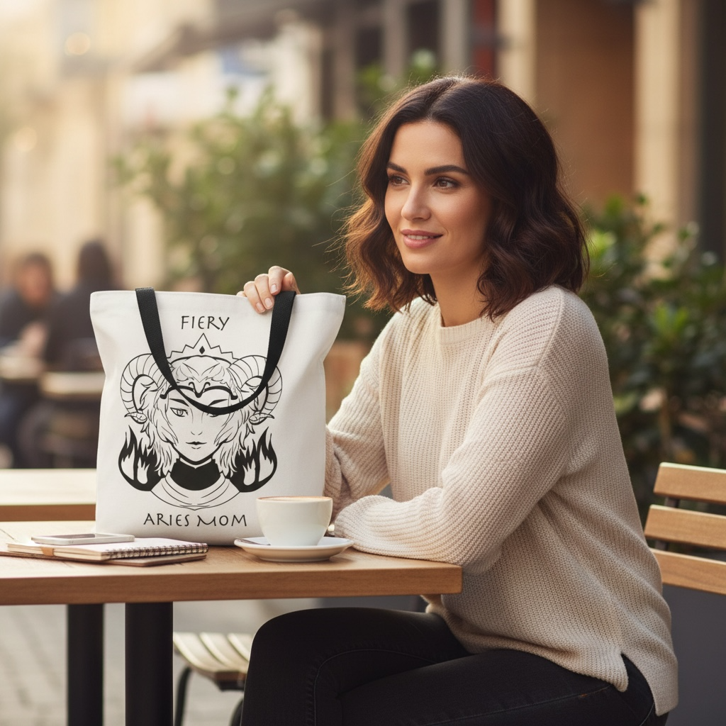 Aries Mom | Tote Bag — Zodiac Astrology Gift