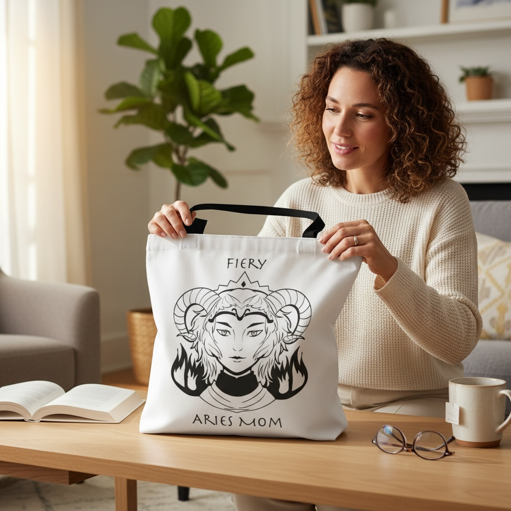 Aries Mom | Tote Bag — Zodiac Astrology Gift