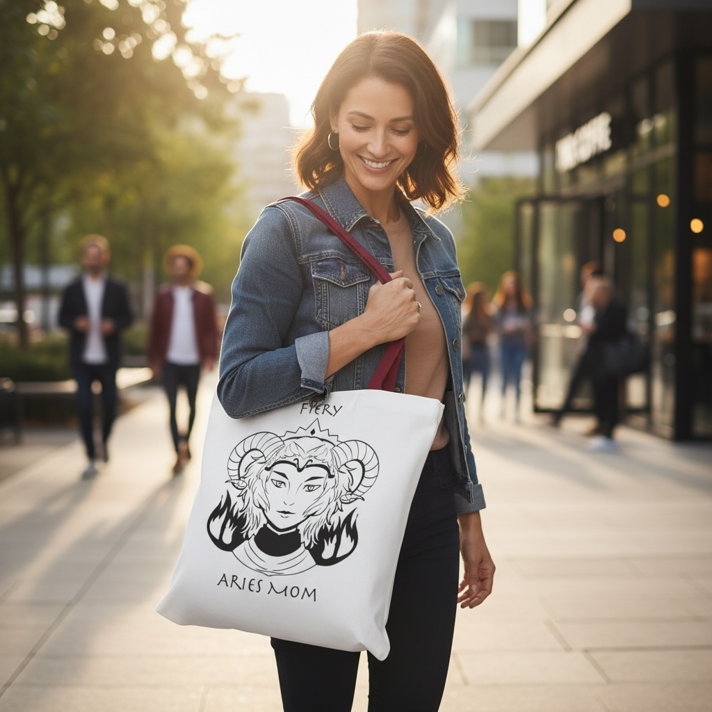 Aries Mom | Tote Bag — Zodiac Astrology Gift