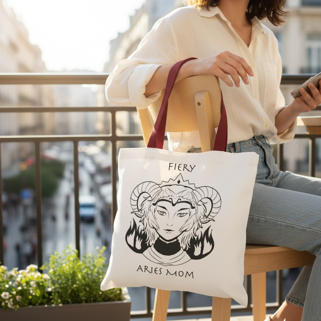 Aries Mom | Tote Bag — Zodiac Astrology Gift