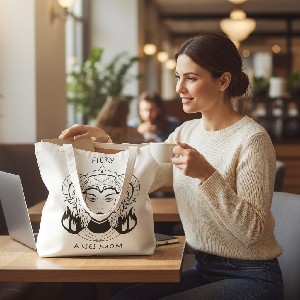 Aries Mom | Tote Bag — Zodiac Astrology Gift